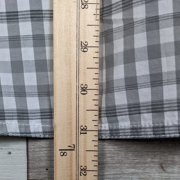 UNION* Men's Short Sleeve Button Down Curved Hem Chest Pocket‎ Shirt~ Size XL - Picture 9 of 11